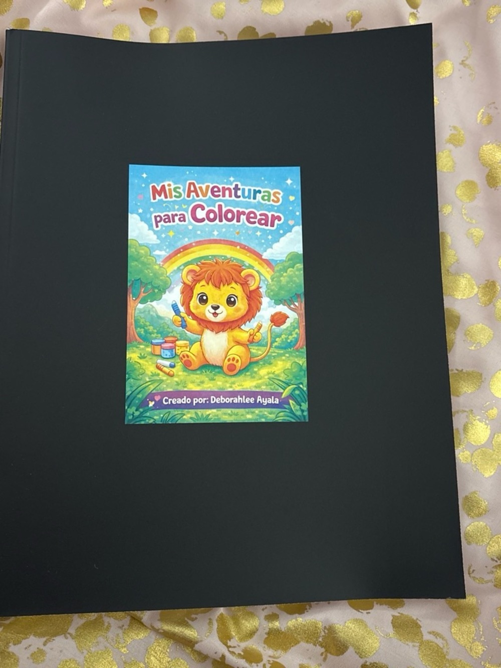 Mis Aventuras para Colorear - Black Cover Kids Coloring Book